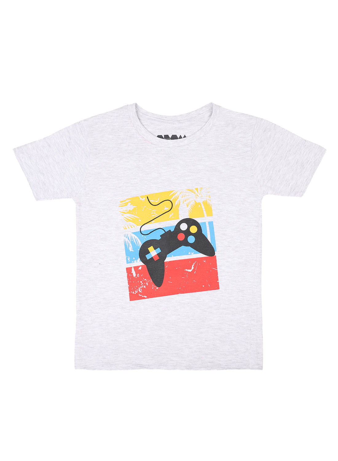 OBOW Boy's Cotton Printed Tshirt Combo (Pack of 4)