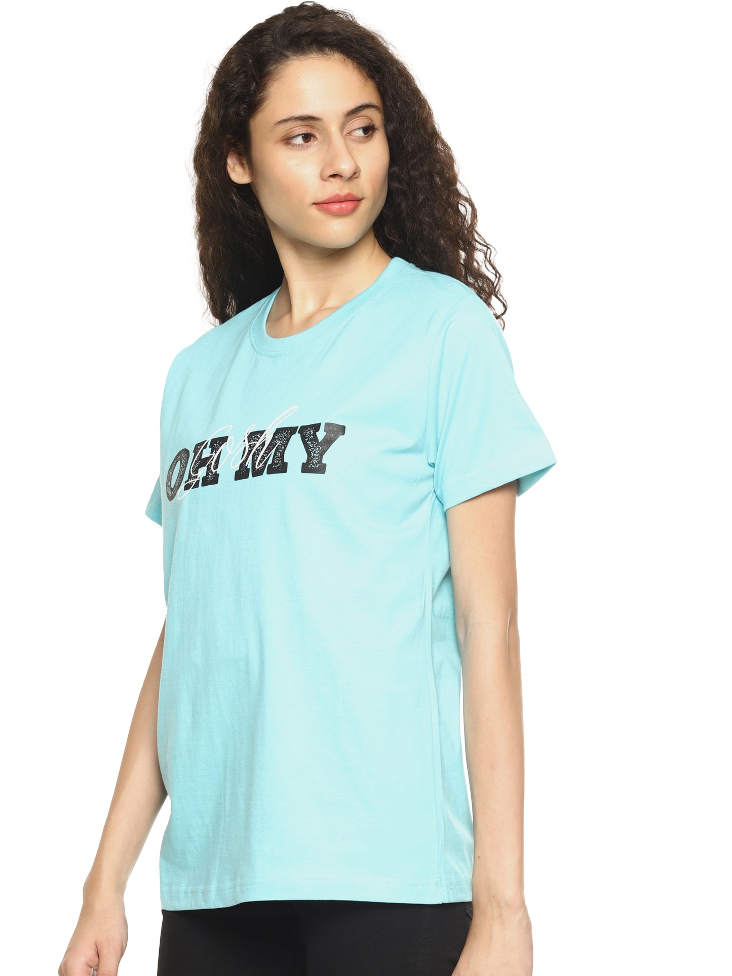 Women's Printed T-shirt(OH MY GHOS)