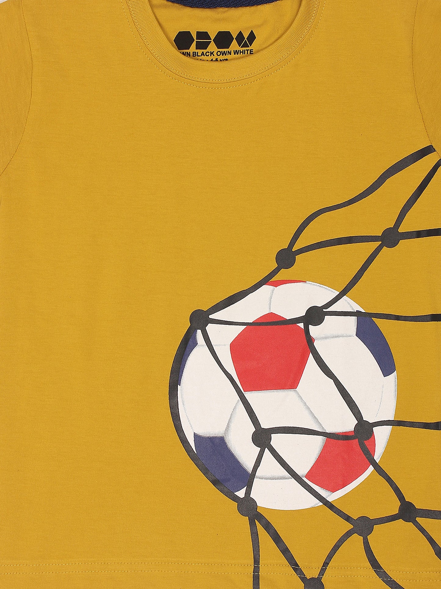 OBOW Boy's Cotton Printed Tshirt Combo (Pack of 4)