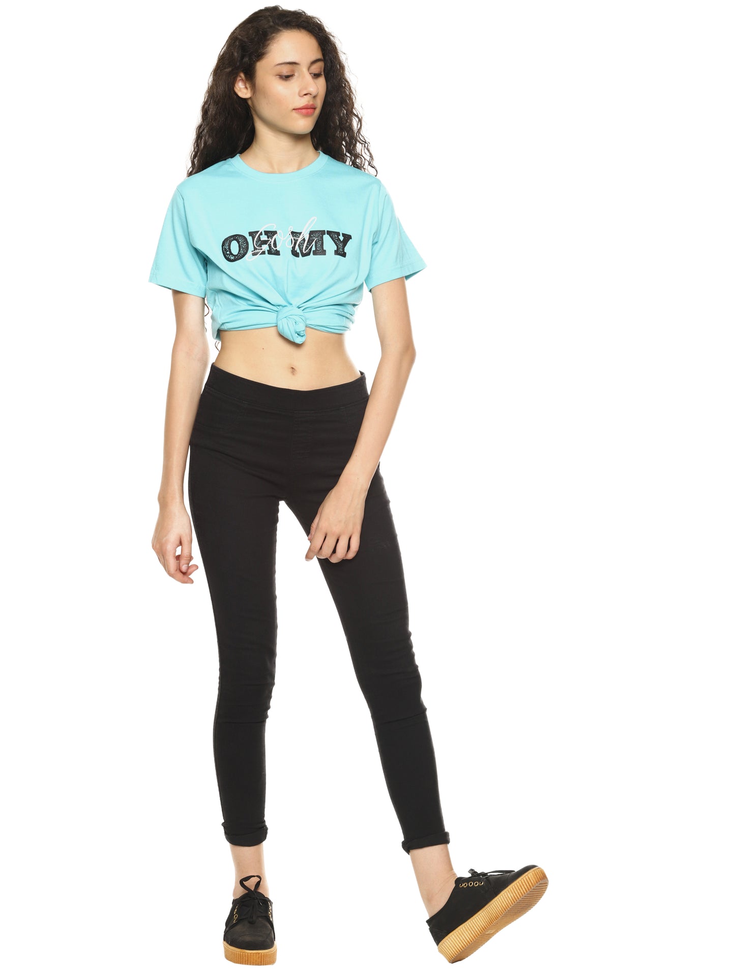 Women's Printed T-shirt(OH MY GHOS)