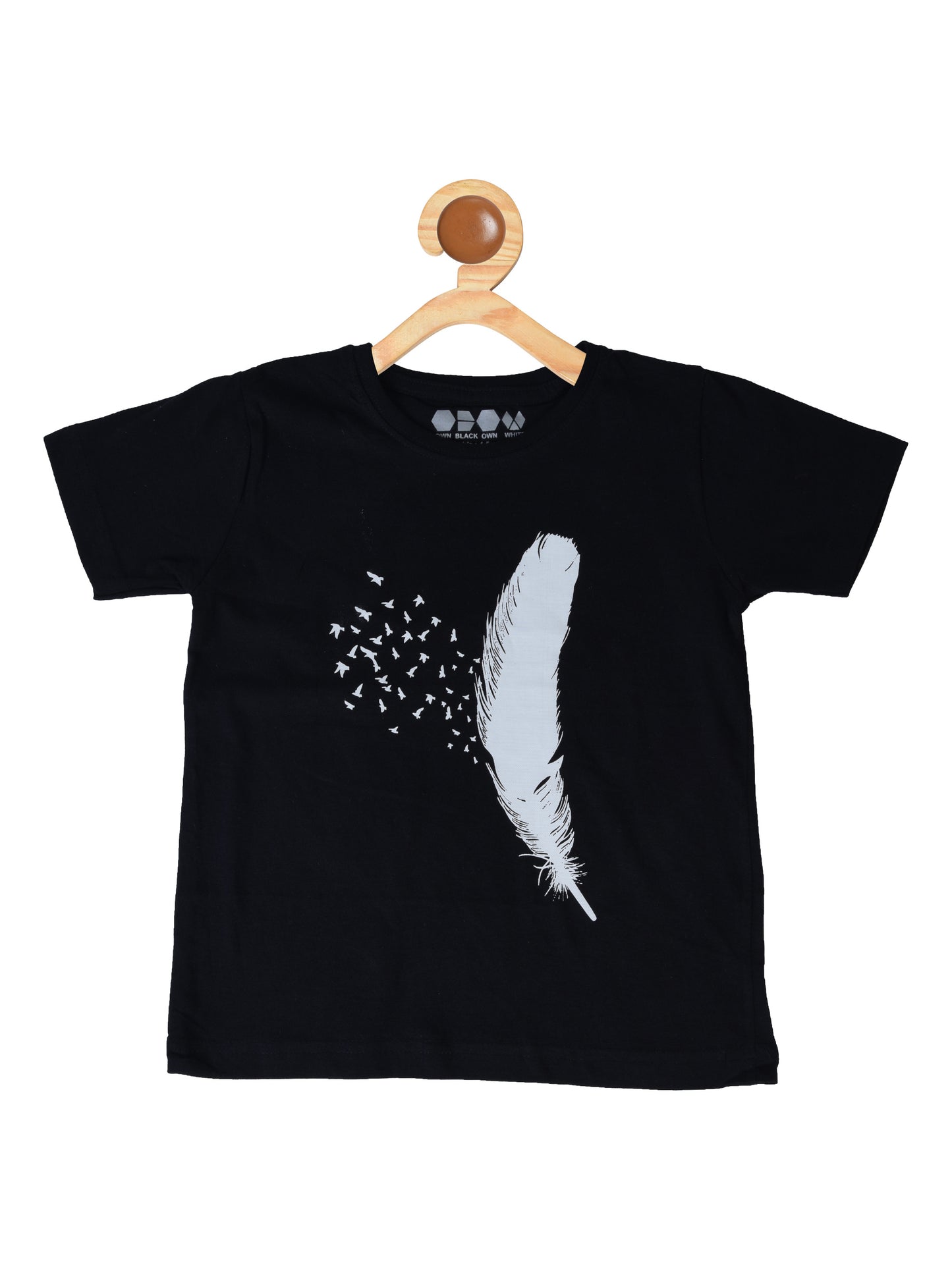 OBOW Boy's Cotton Printed Tshirt Combo (Pack of 4)