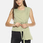 SAHORA Women Lime green solid Top