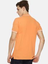 Men's Plain peach tipping Polo T-shirt