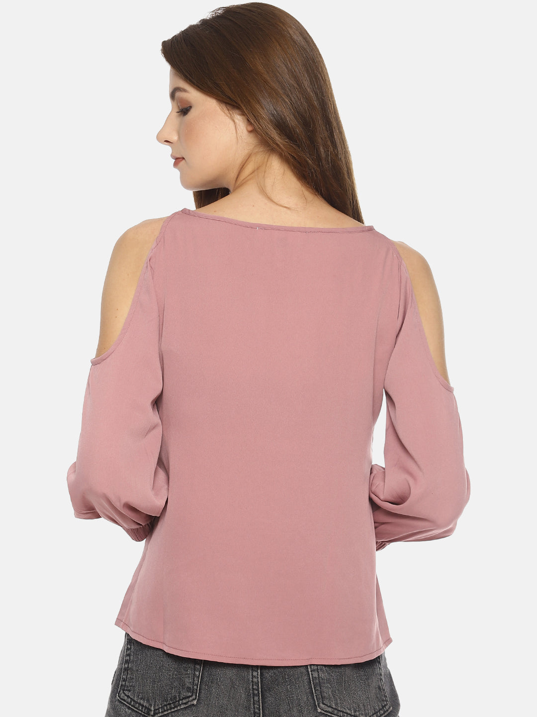 SAHORA Women mauve solid Top
