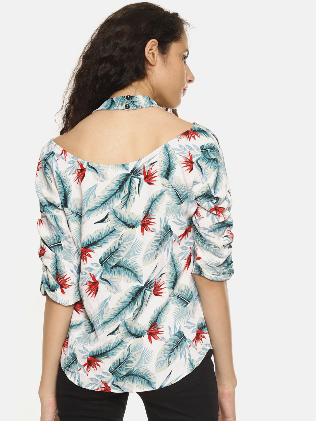 SAHORA Women floral printed Top