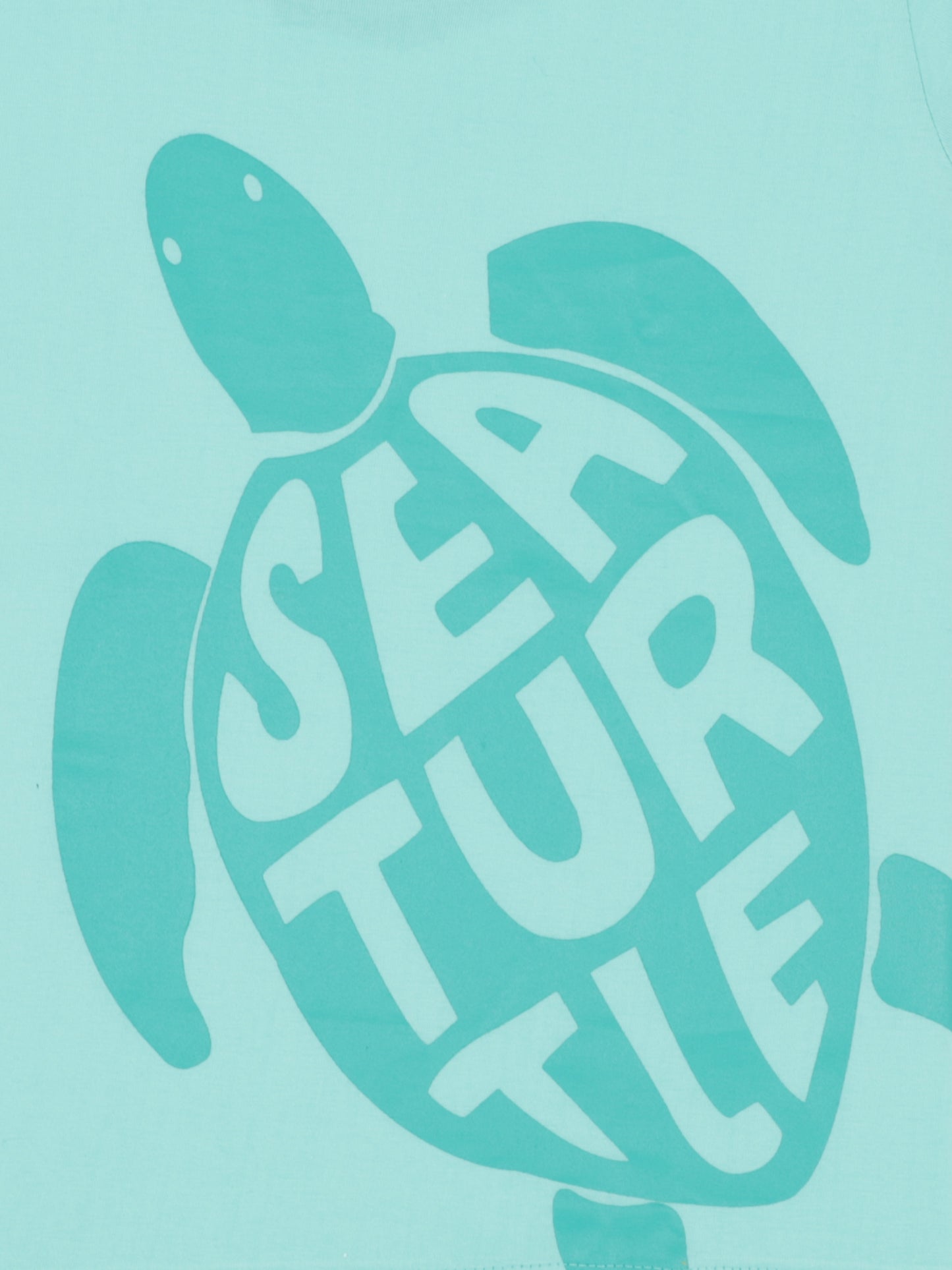 Kids Printed round neck sea turtle t-shirt