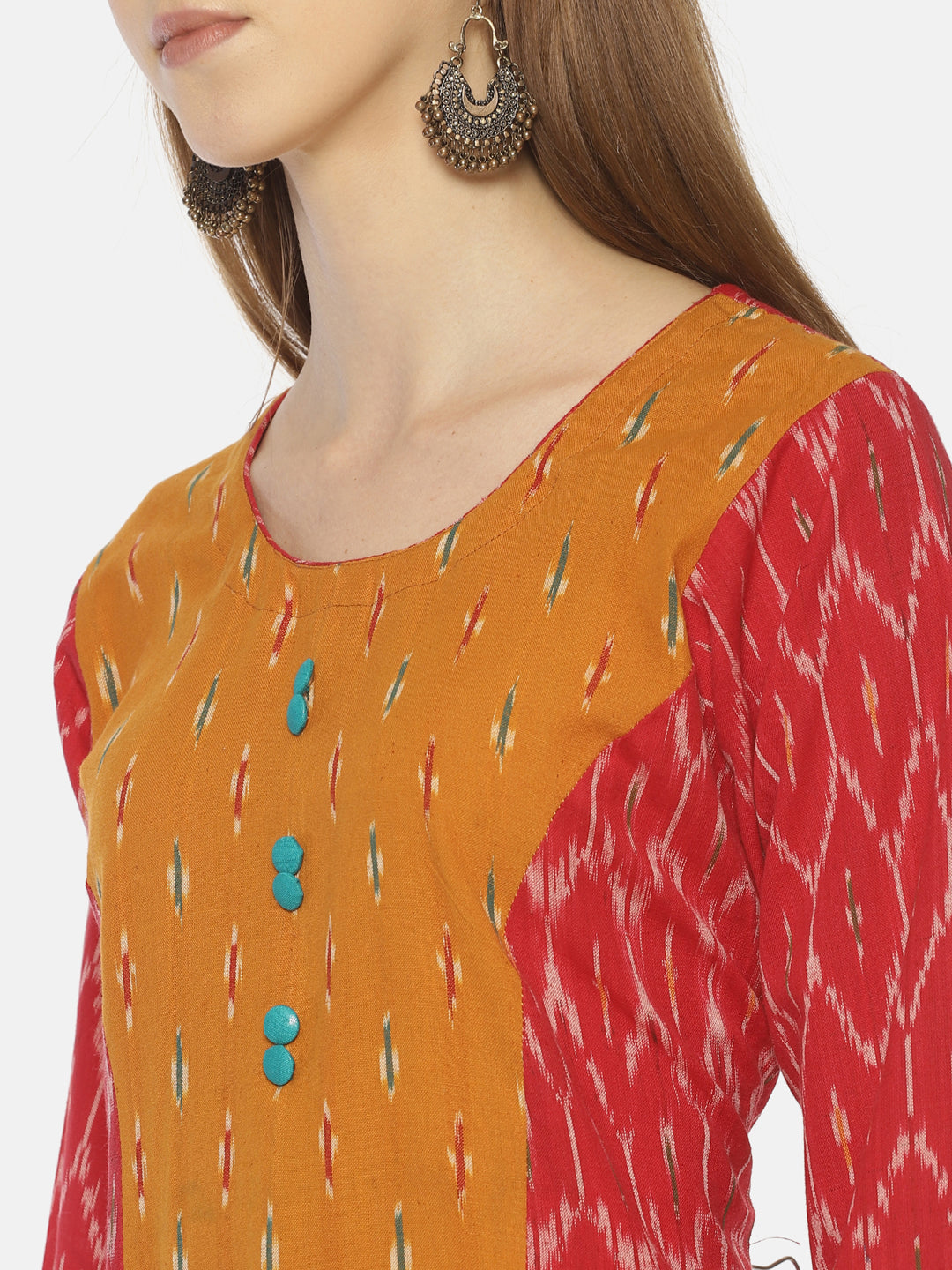 RESHA printed straight long kurta