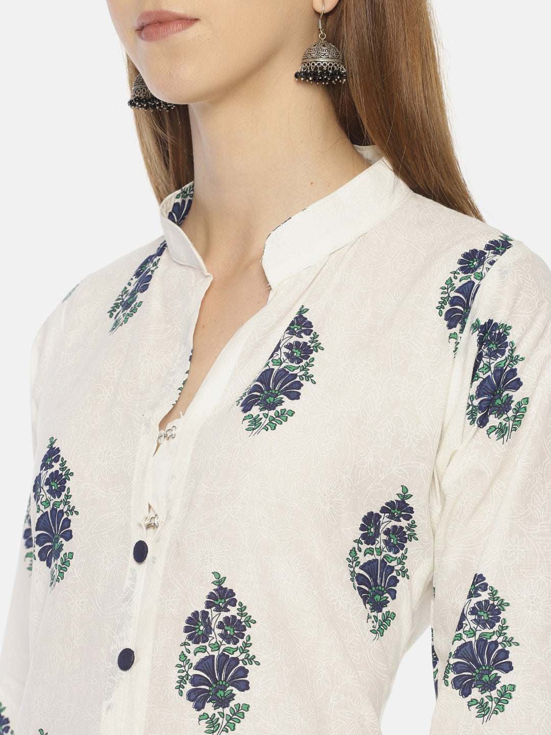 RESHA printed straight long kurta