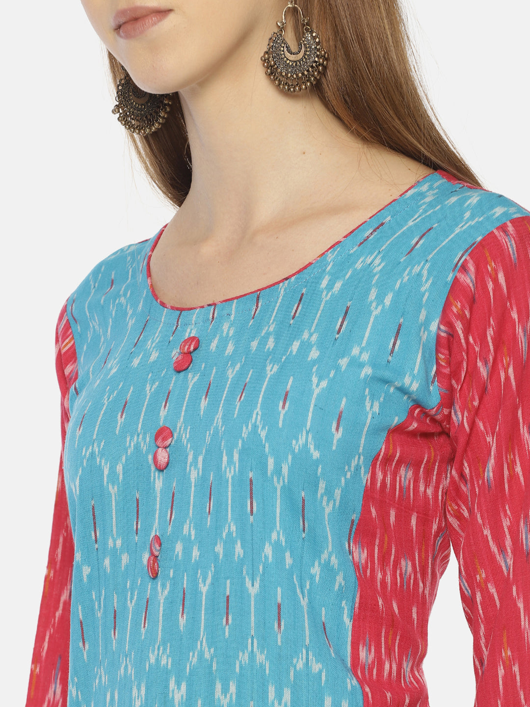 RESHA printed straight long kurta