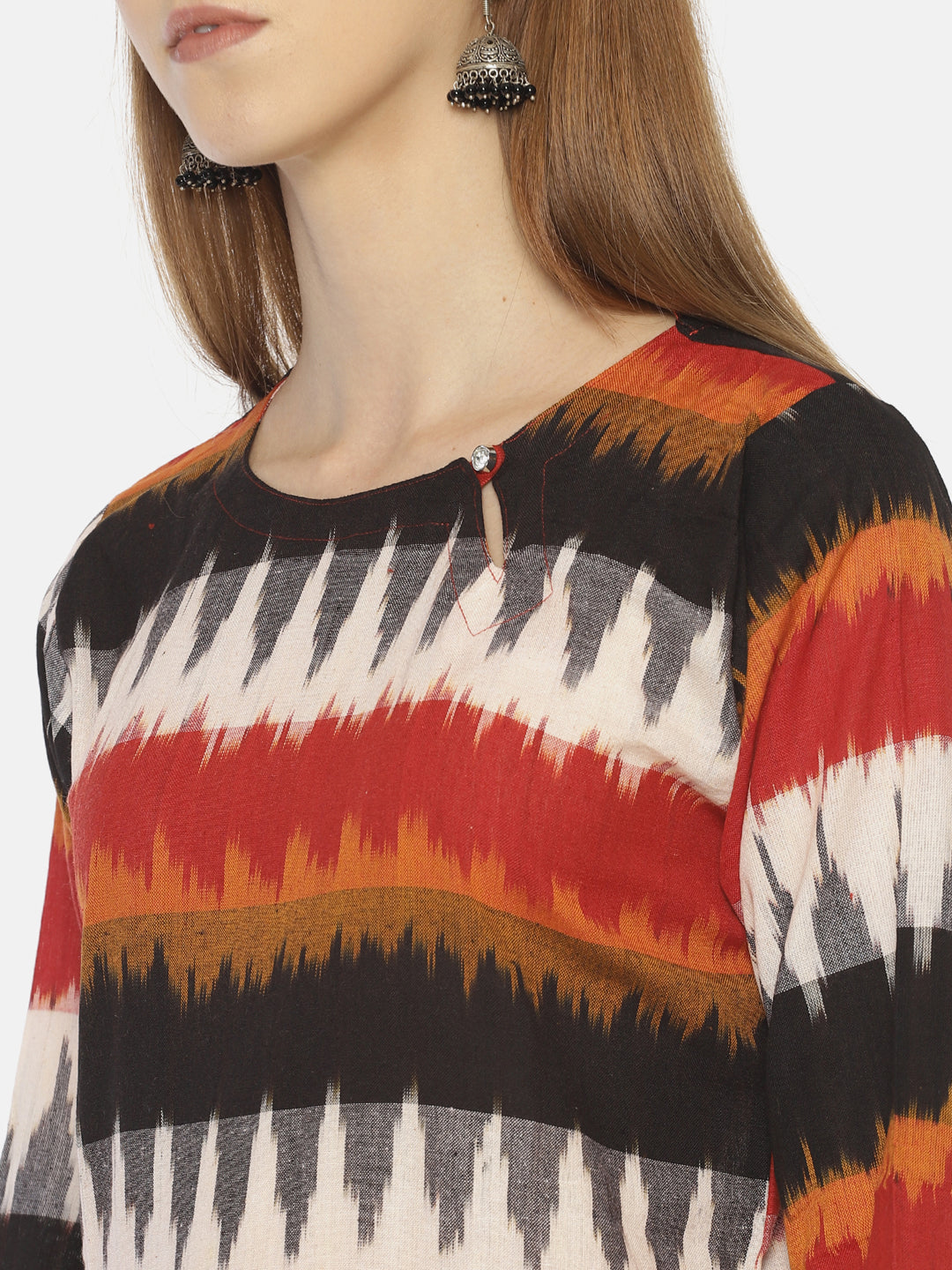 RESHA printed straight long kurta