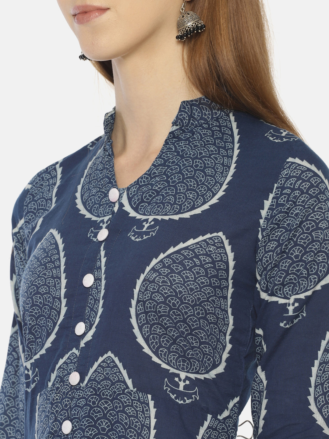 RESHA printed straight long kurta