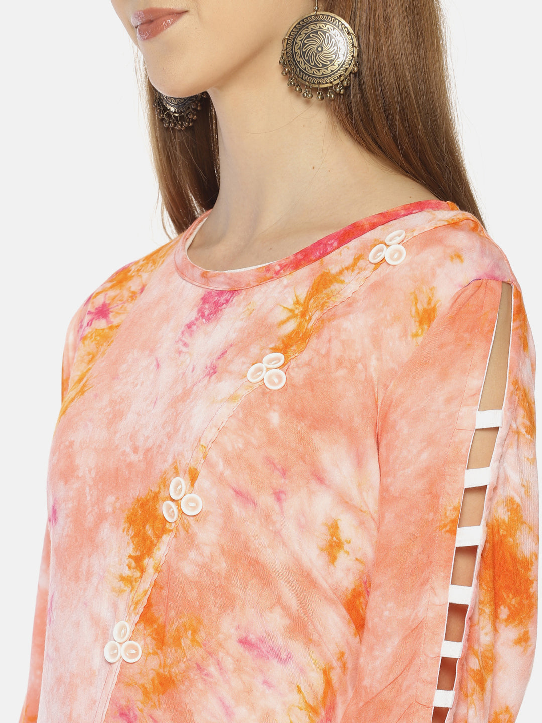 RESHA printed straight long kurta