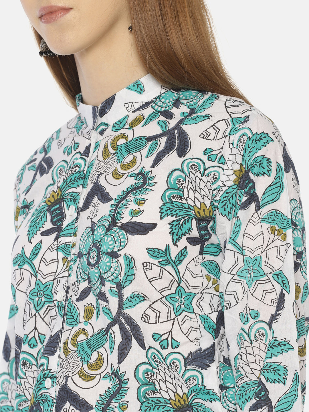 RESHA printed straight long kurta