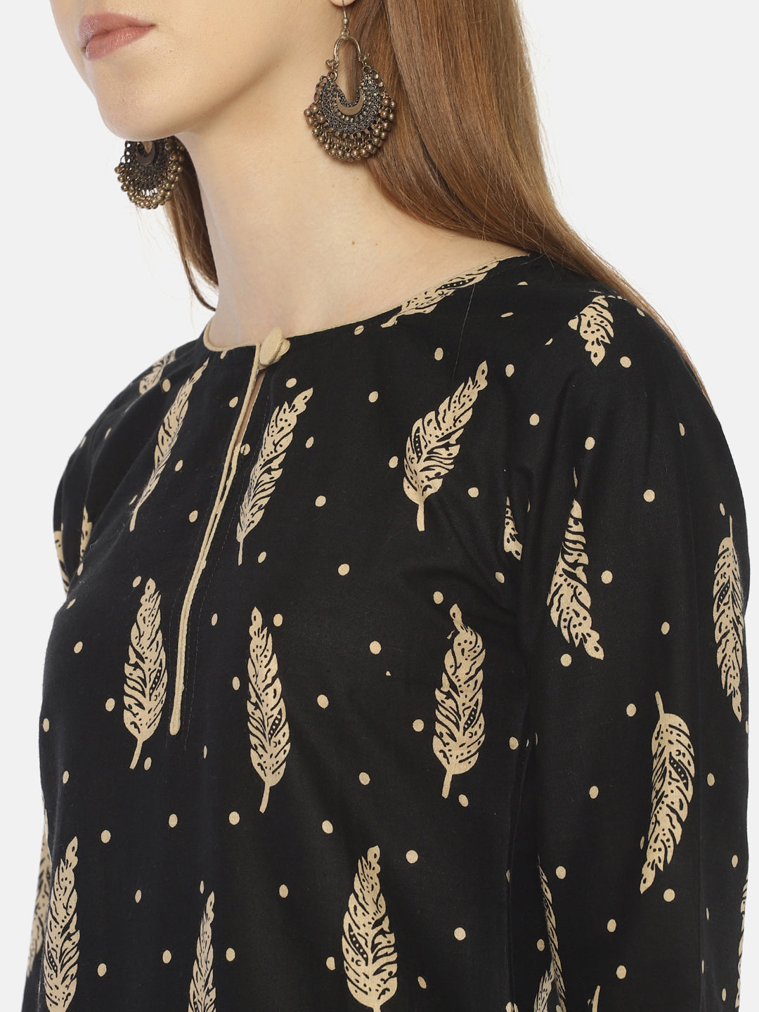 RESHA printed straight long kurta