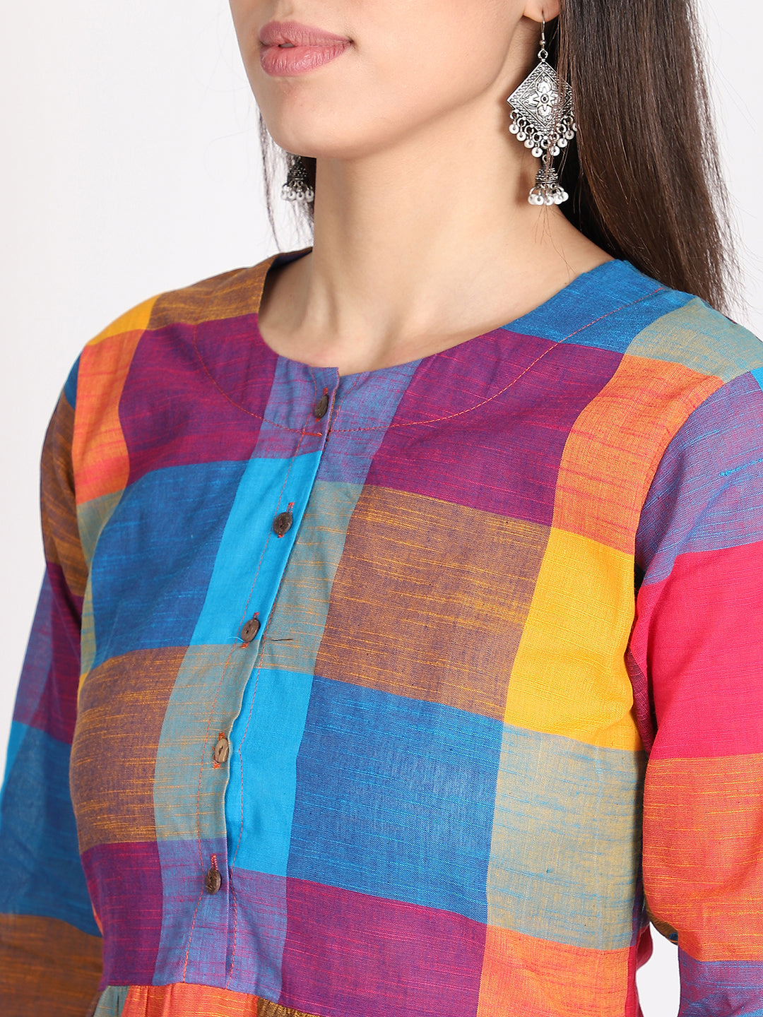 RESHA printed straight long kurta