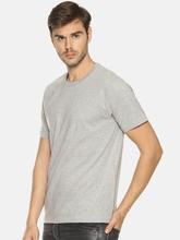 Men's Plain Grey Melagne T-shirt