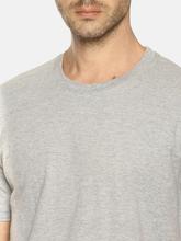 Men's Plain Grey Melagne T-shirt