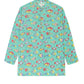 PAROKSH Boys Mint Handloom Cotton Block Printed Straight Kurta