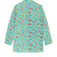 PAROKSH Boys Mint Handloom Cotton Block Printed Straight Kurta