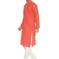 PAROKSH Men Coral  Red Butti cotton Straight Kurta