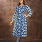 RESHA printed straight long kurta