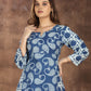 RESHA printed straight long kurta