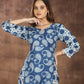 RESHA printed straight long kurta