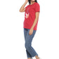 Women's Printed T-shirt(Fly Solo)