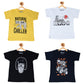OBOW Boy's Cotton Printed Tshirt Combo (Pack of 4)
