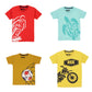 OBOW Boy's Cotton Printed Tshirt Combo (Pack of 4)