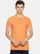 Men's Plain peach tipping Polo T-shirt