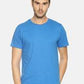 Men's solid cotton round neck T-shirt