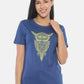 Women's Printed T-shirt (Owl)