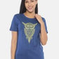 Women's Printed T-shirt (Owl)