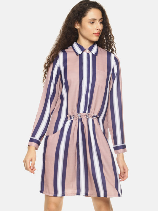 SAHORA Women striped dress