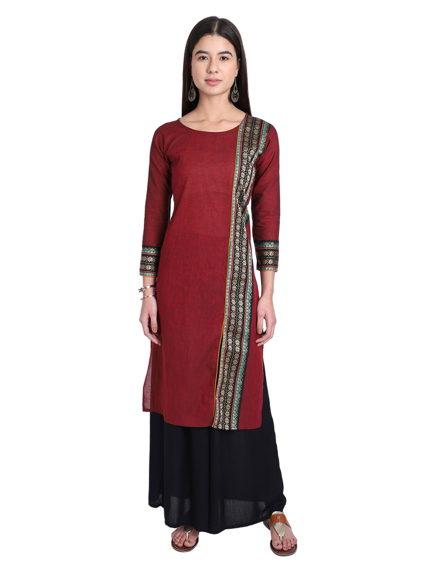 RESHA printed straight long kurta