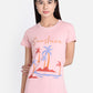 Women's Printed T-shirt (SUN SHINE)