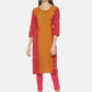 RESHA printed straight long kurta