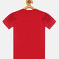 Kids Printed round neck red tshirt