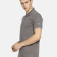 Men's Plain grey tipping Polo T-shirt