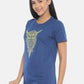 Women's Printed T-shirt (Owl)