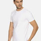 Men's solid cotton round neck T-shirt