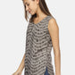 SAHORA Women grey tiedye shibori Top