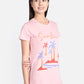 Women's Printed T-shirt (SUN SHINE)