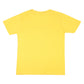 Kids Printed round neck Yellow t-shirt