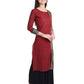 RESHA printed straight long kurta