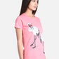 Women's Printed T-shirt (Bird)