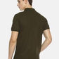 Men's Plain Olive green Polo T-shirt