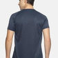 Men's solid cotton round neck T-shirt