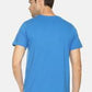 Men's solid cotton round neck T-shirt